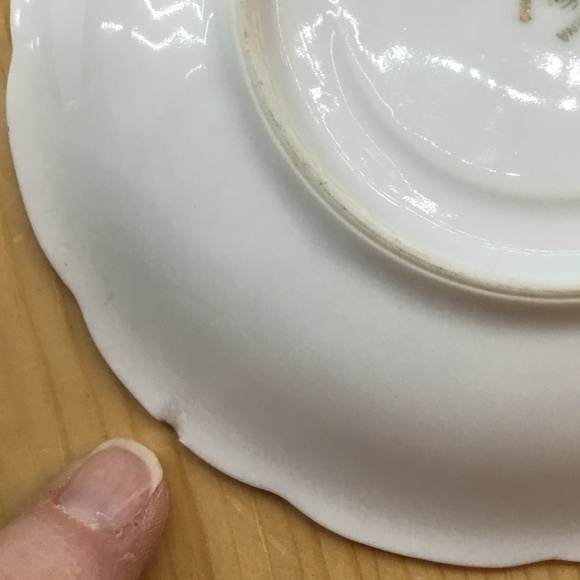 Vintage Ucagco Occupied Japan Eggshell Porcelain Cup and Saucer - Picture 6 of 11